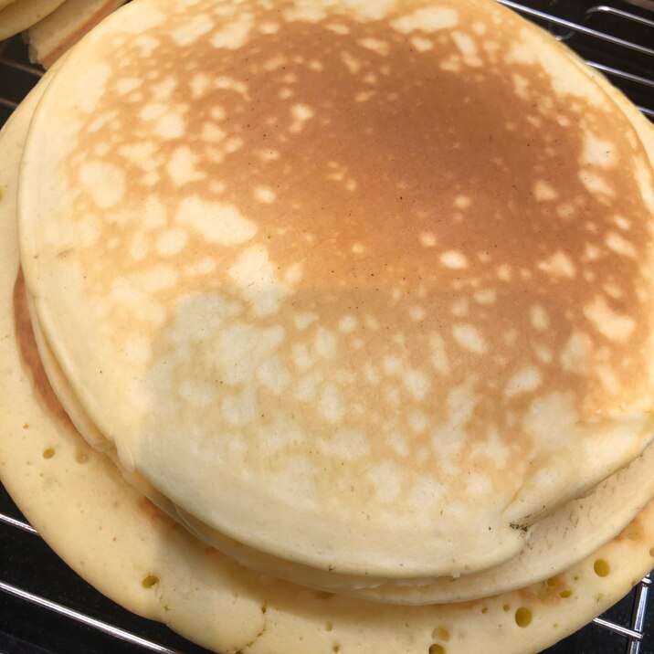 ホットケーキミックスを使わないホットケーキ